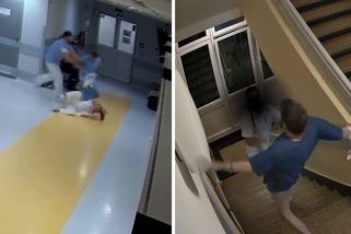 Lékařku si vzal jako štít a prorazil s ní dveře. Ze záběrů z plzeňské nemocnice mrazí - Novinky